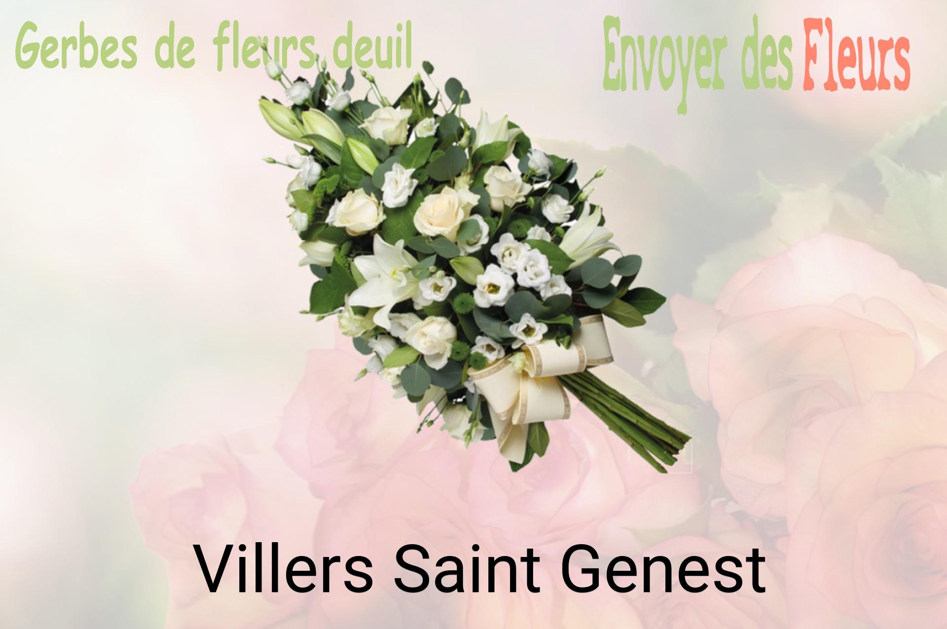 Gerbe de fleurs de deuil livrée à Villers-Saint-Genest